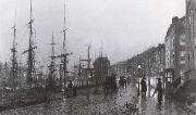 Atkinson Grimshaw Shipping on the Clyde oil painting picture wholesale